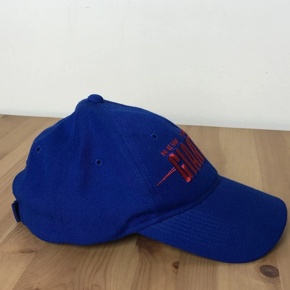 Vtg New York Giants Starter NFL Pro Line Hat Cap Blue Red White